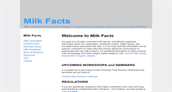 Desktop Screenshot of milkfacts.info
